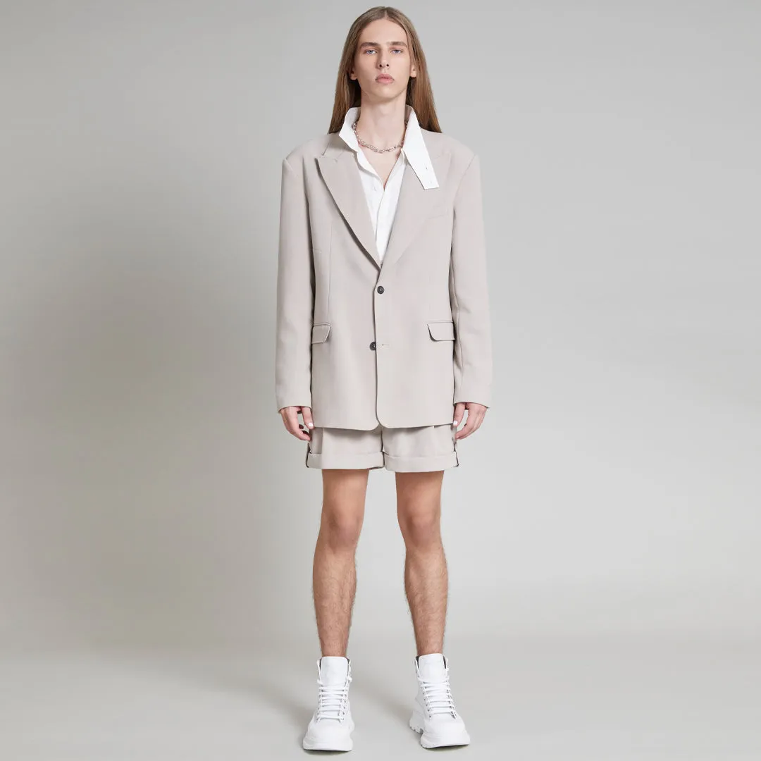 ABLIA BLAZER OATMEAL