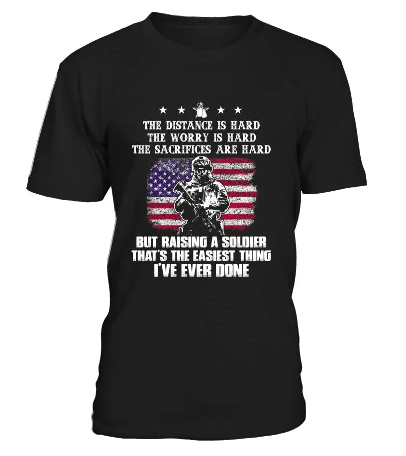 Army Mom Easy Raising Soldier Front T-shirts