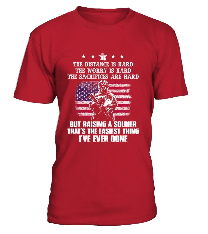 Army Mom Easy Raising Soldier Front T-shirts