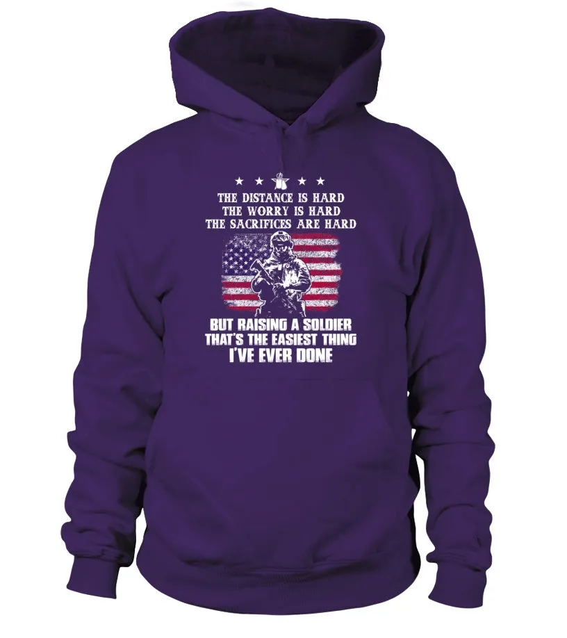 Army Mom Easy Raising Soldier Front T-shirts