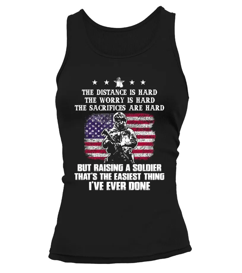 Army Mom Easy Raising Soldier Front T-shirts