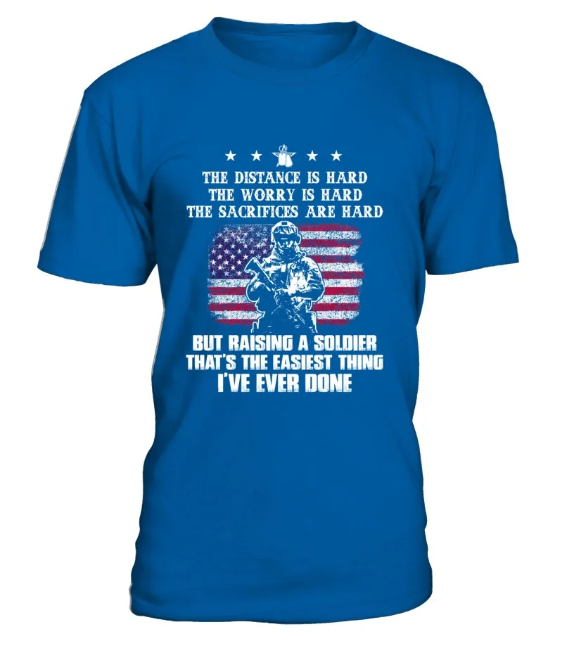 Army Mom Easy Raising Soldier Front T-shirts