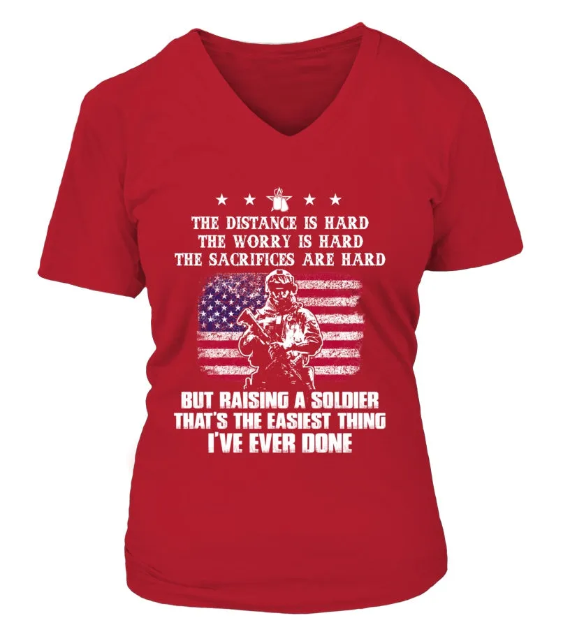 Army Mom Easy Raising Soldier Front T-shirts