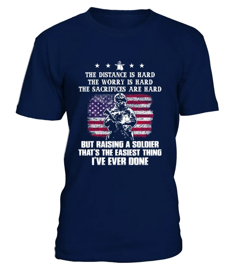 Army Mom Easy Raising Soldier Front T-shirts
