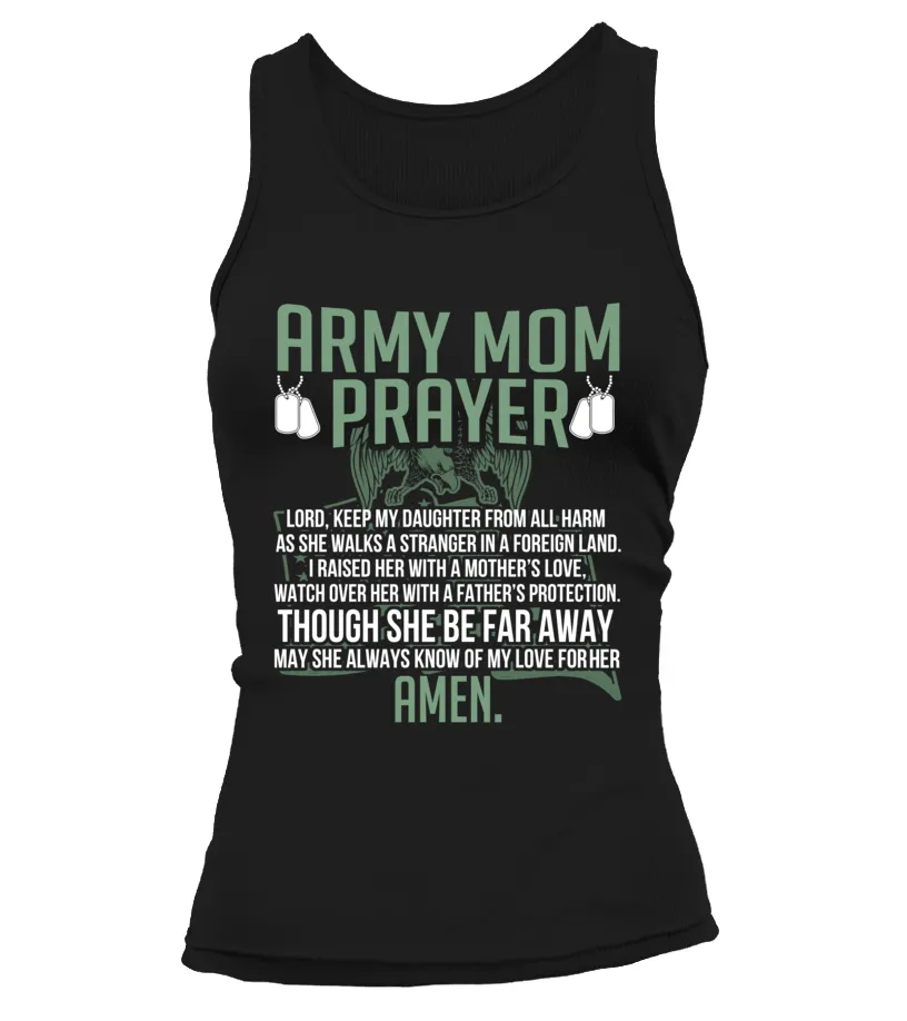 Army Mom Prayer Daughter T-shirts