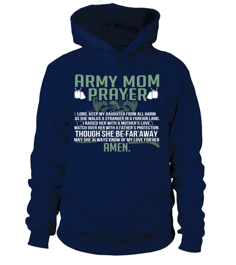 Army Mom Prayer Daughter T-shirts