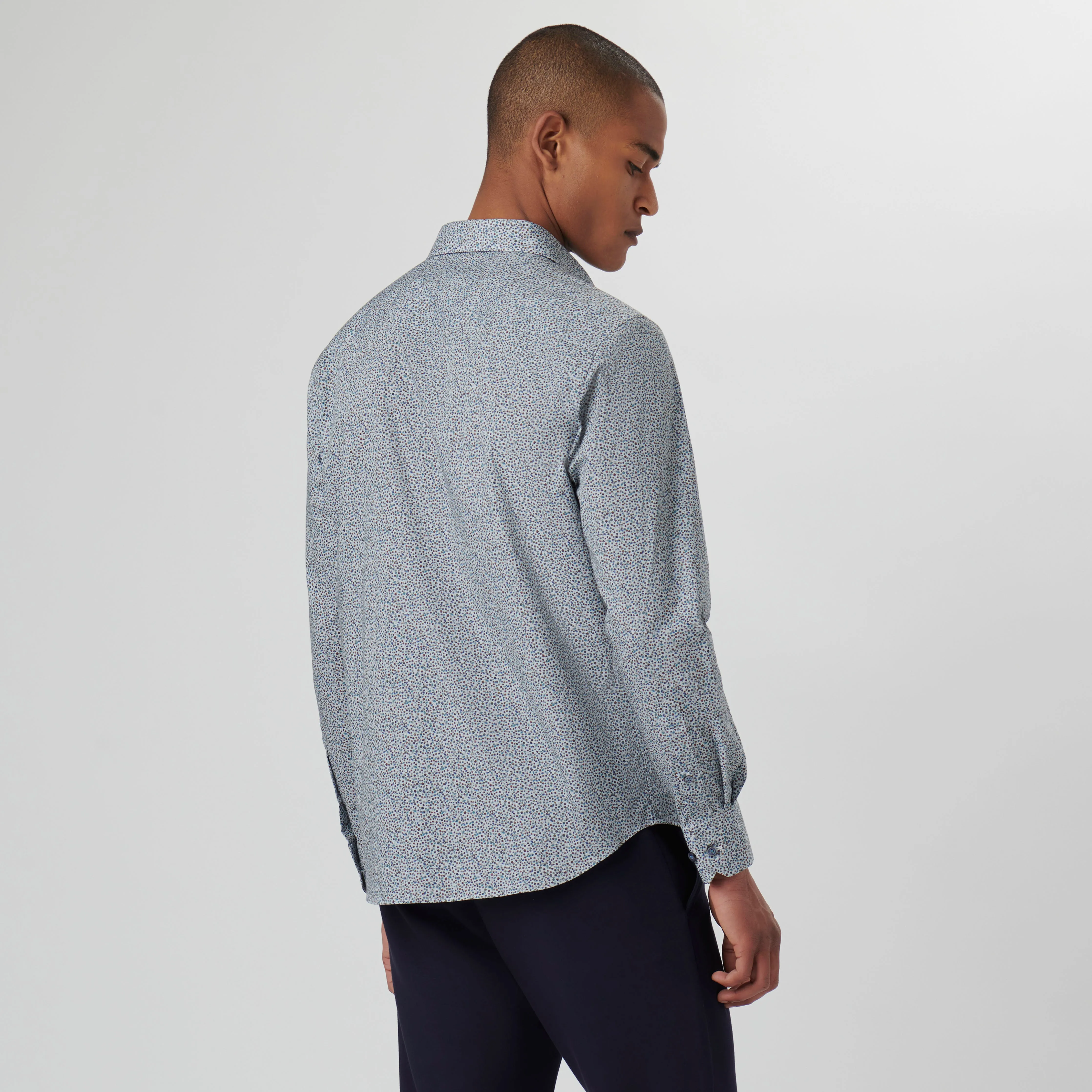 Axel Leaf Print Shirt