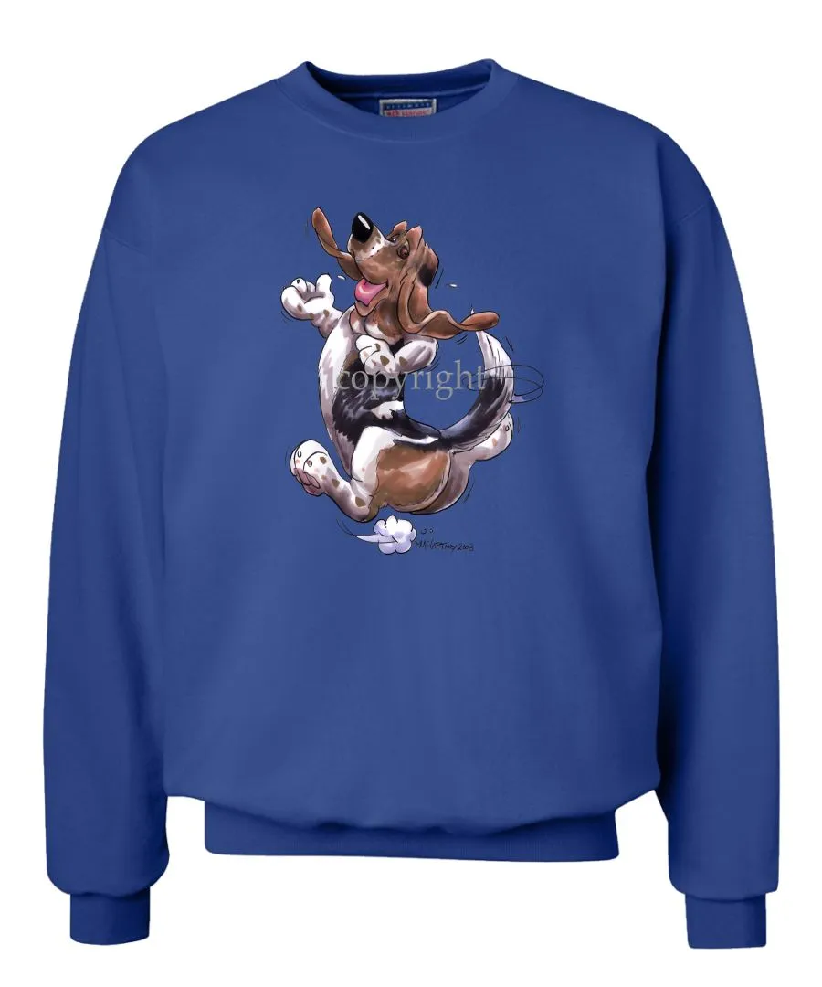 Basset Hound - Happy Dog - Sweatshirt