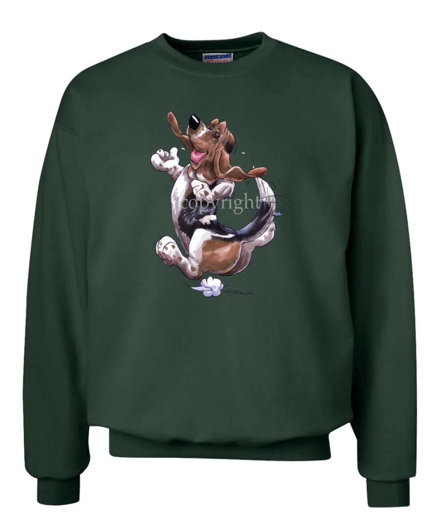 Basset Hound - Happy Dog - Sweatshirt