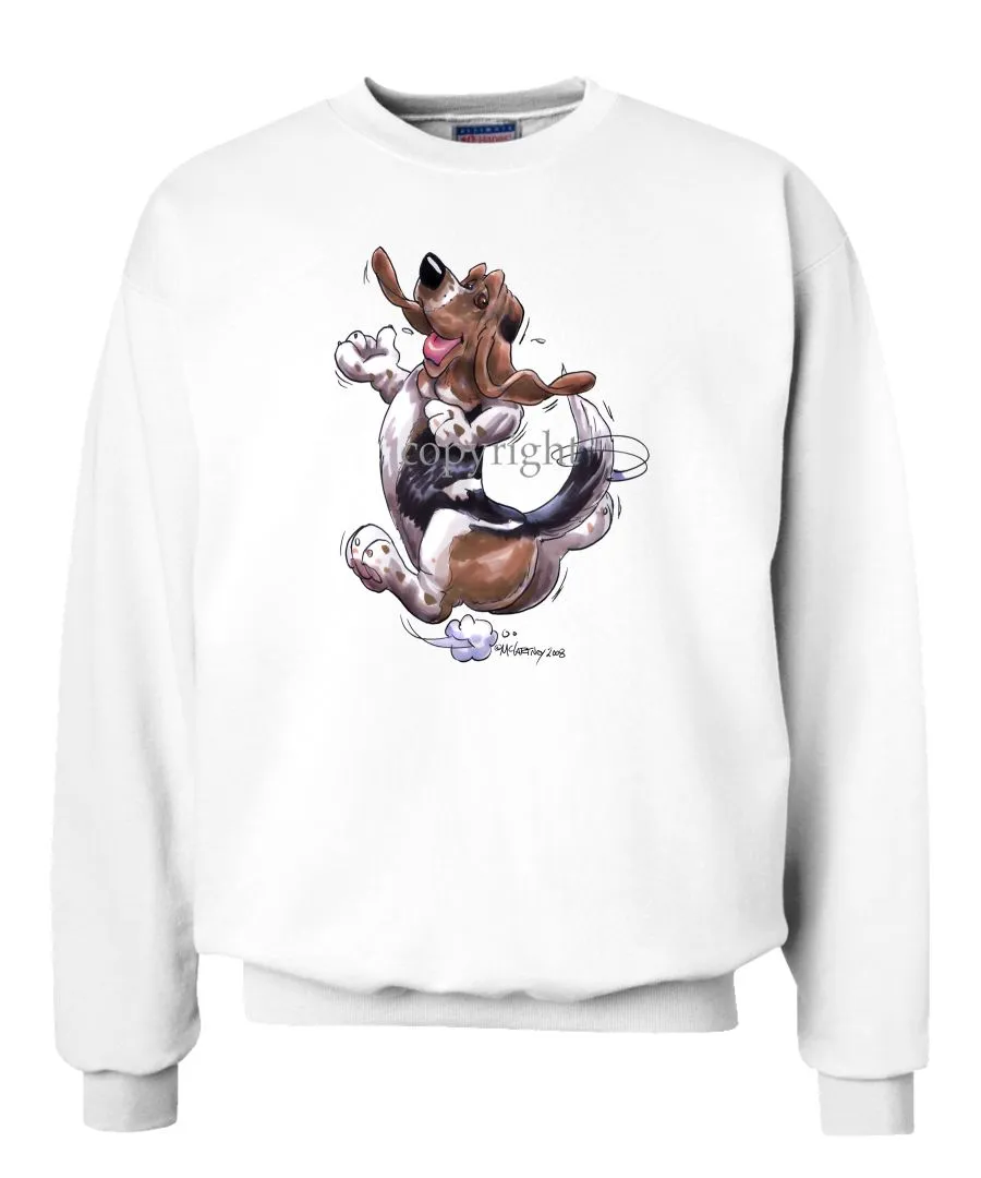 Basset Hound - Happy Dog - Sweatshirt