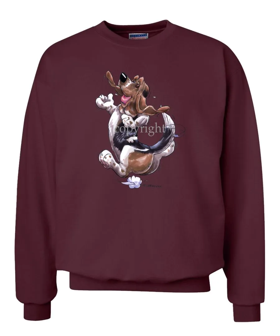 Basset Hound - Happy Dog - Sweatshirt