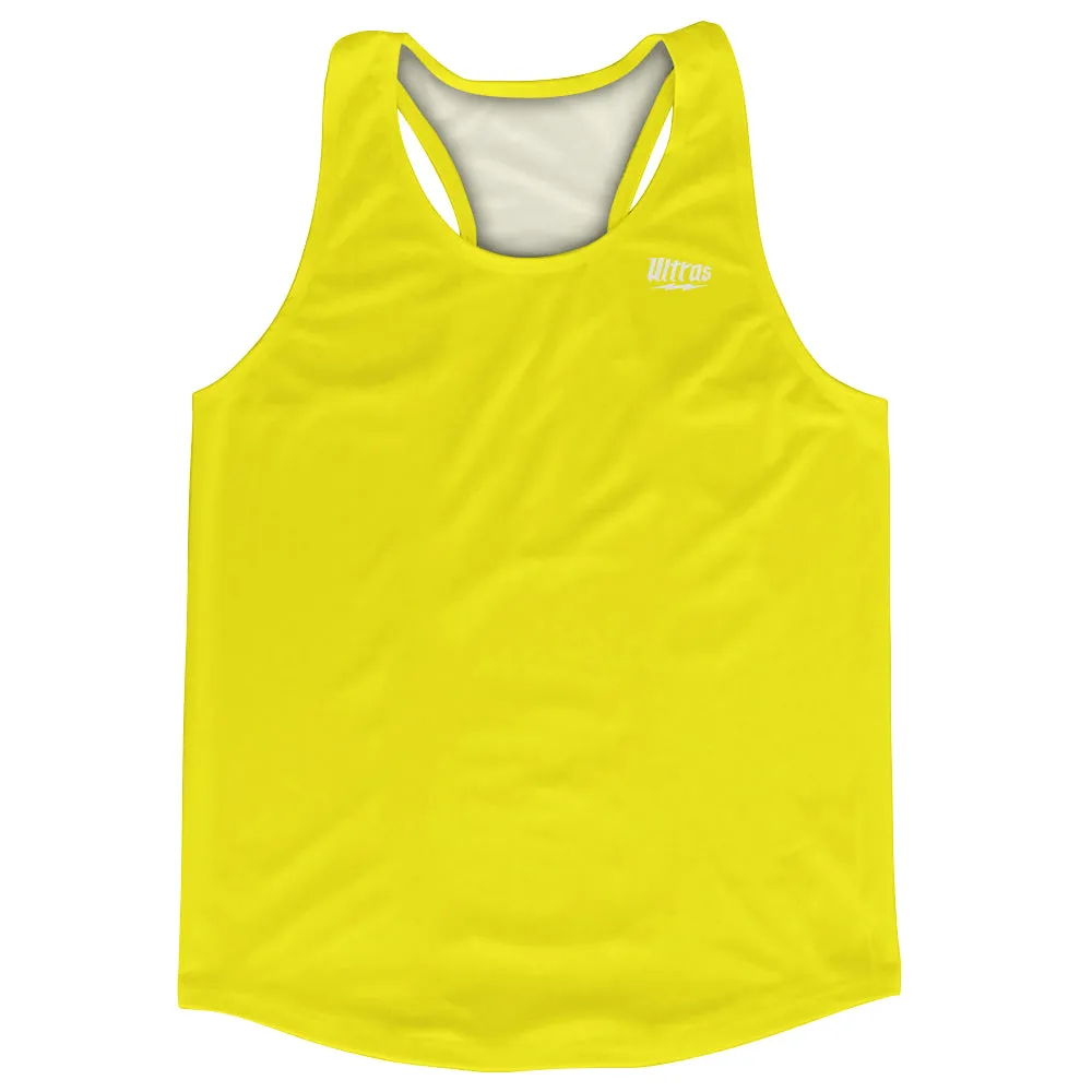 Blank Yellow Light Bright Light Canary Running Racerback Singlet Track Tops Made In USA