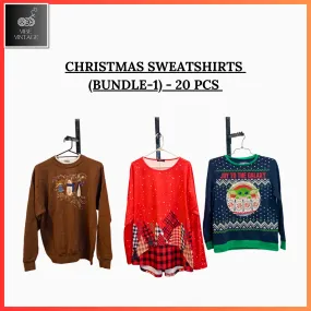CHRISTMAS SWEATSHIRTS (BUNDLE 1) - 20 PCS