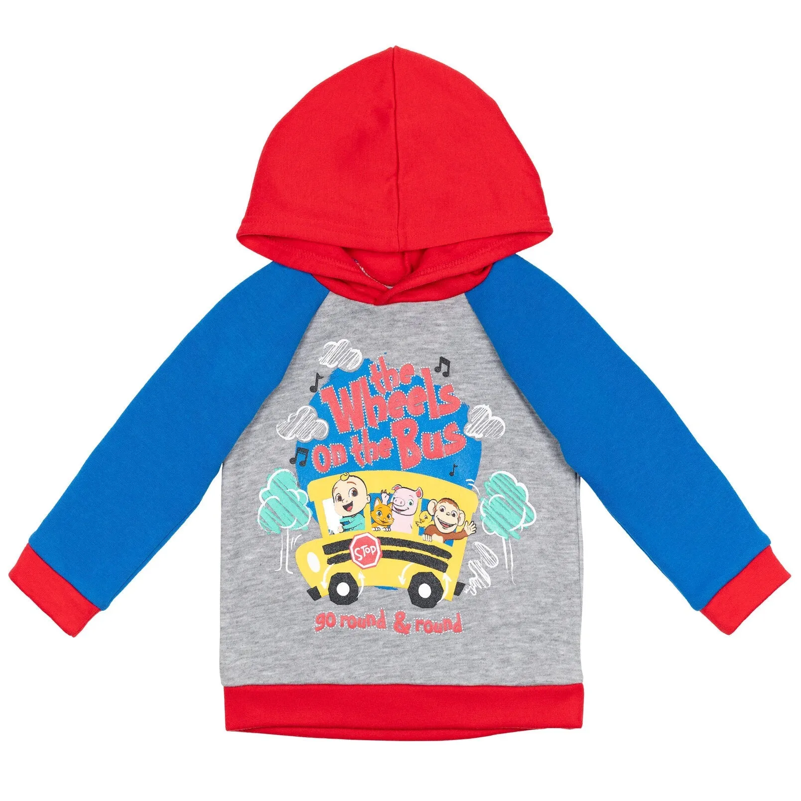 CoComelon Fleece Pullover Hoodie and Pants Outfit Set