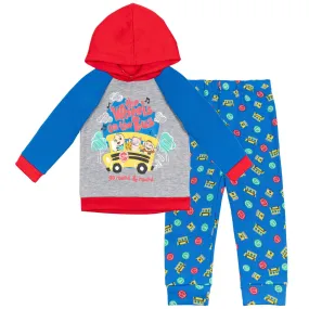 CoComelon Fleece Pullover Hoodie and Pants Outfit Set