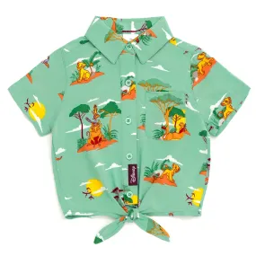 Disney Lion King Matching Family Hawaiian Button Down Dress Shirt