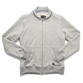 Grey French Terry Varsity Sweater
