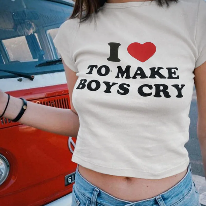 LETTER PRINT TEE