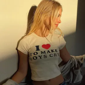 LETTER PRINT TEE