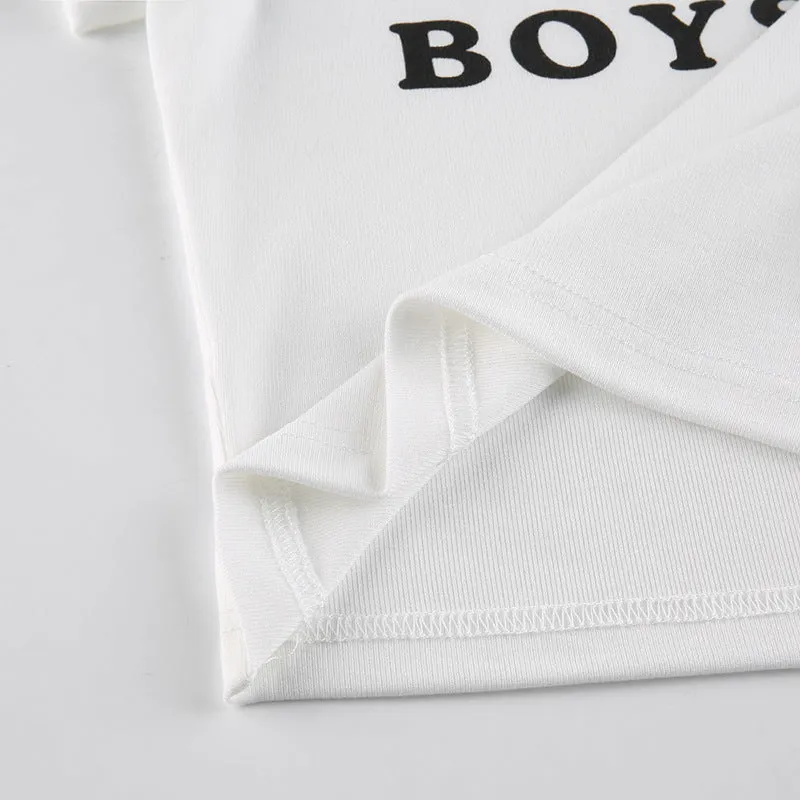 LETTER PRINT TEE