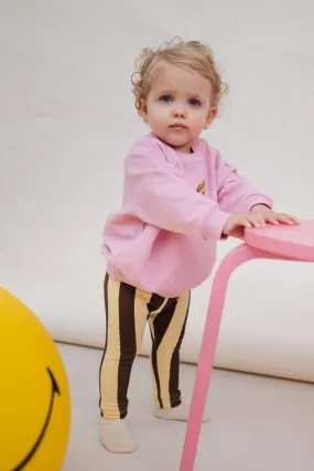 Manu Baby Legging Geel Bruine Strepen