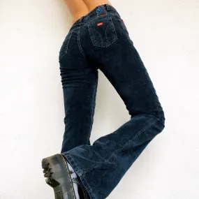 Miss Sixty Navy Corduroy Flares