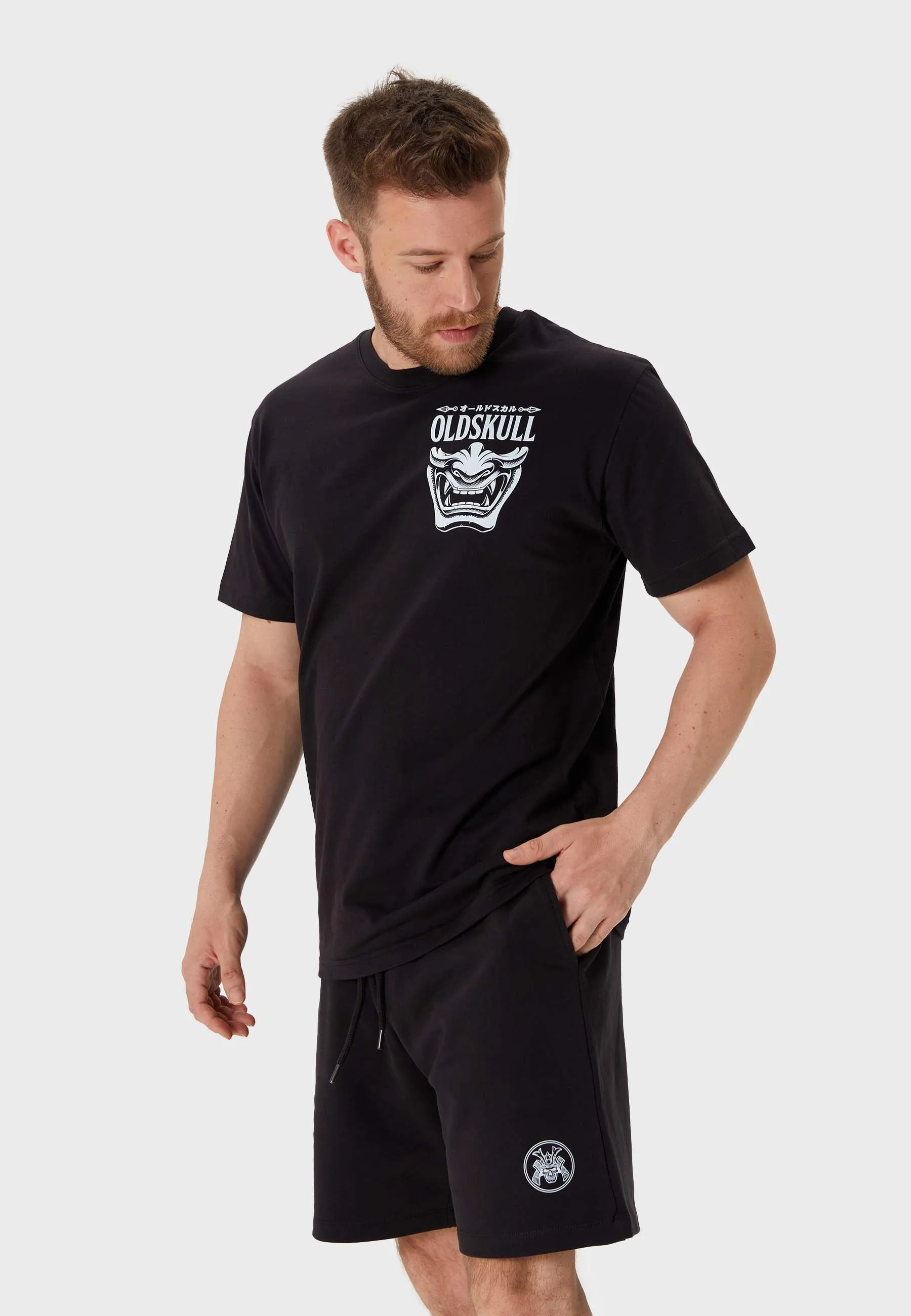 Oni Orgy Backprint T-Shirt Black