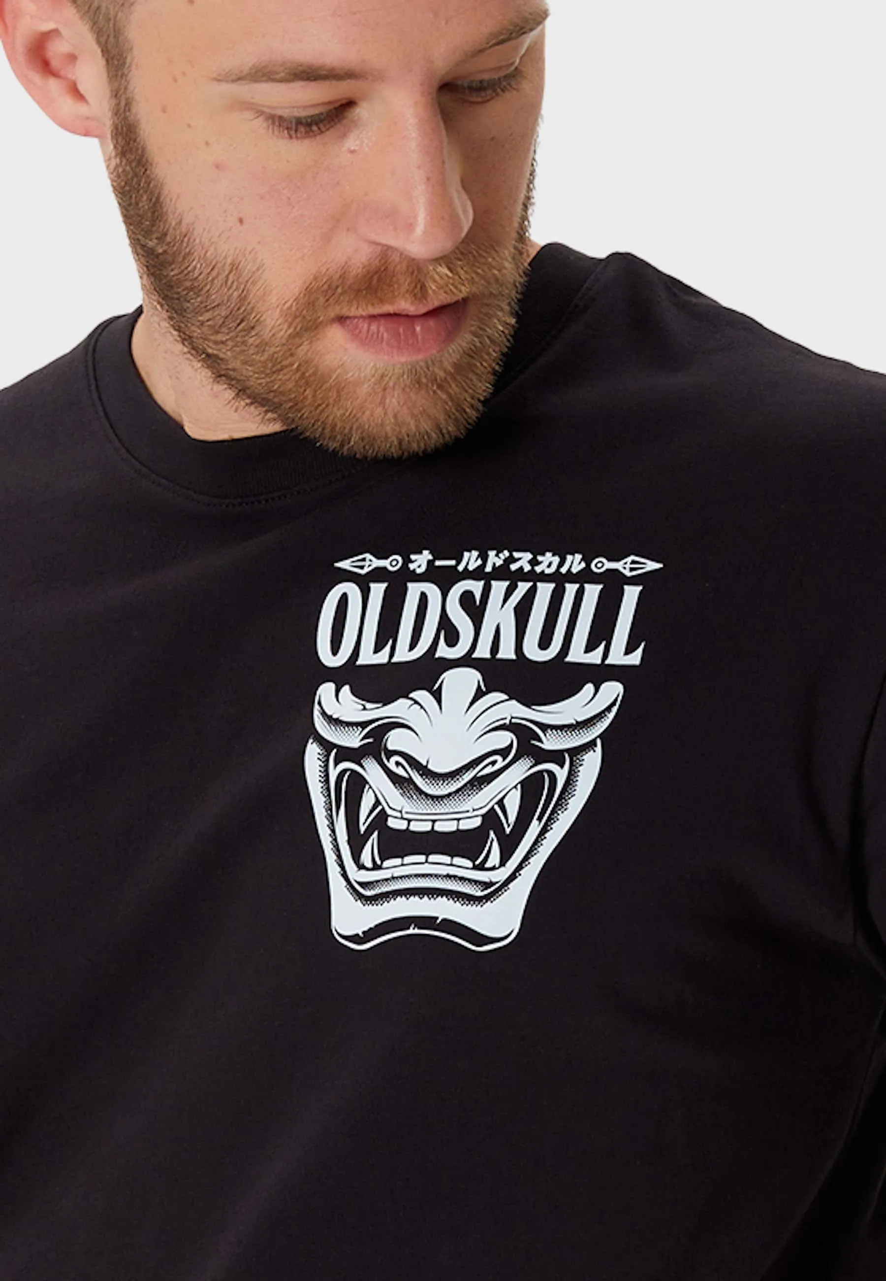 Oni Orgy Backprint T-Shirt Black
