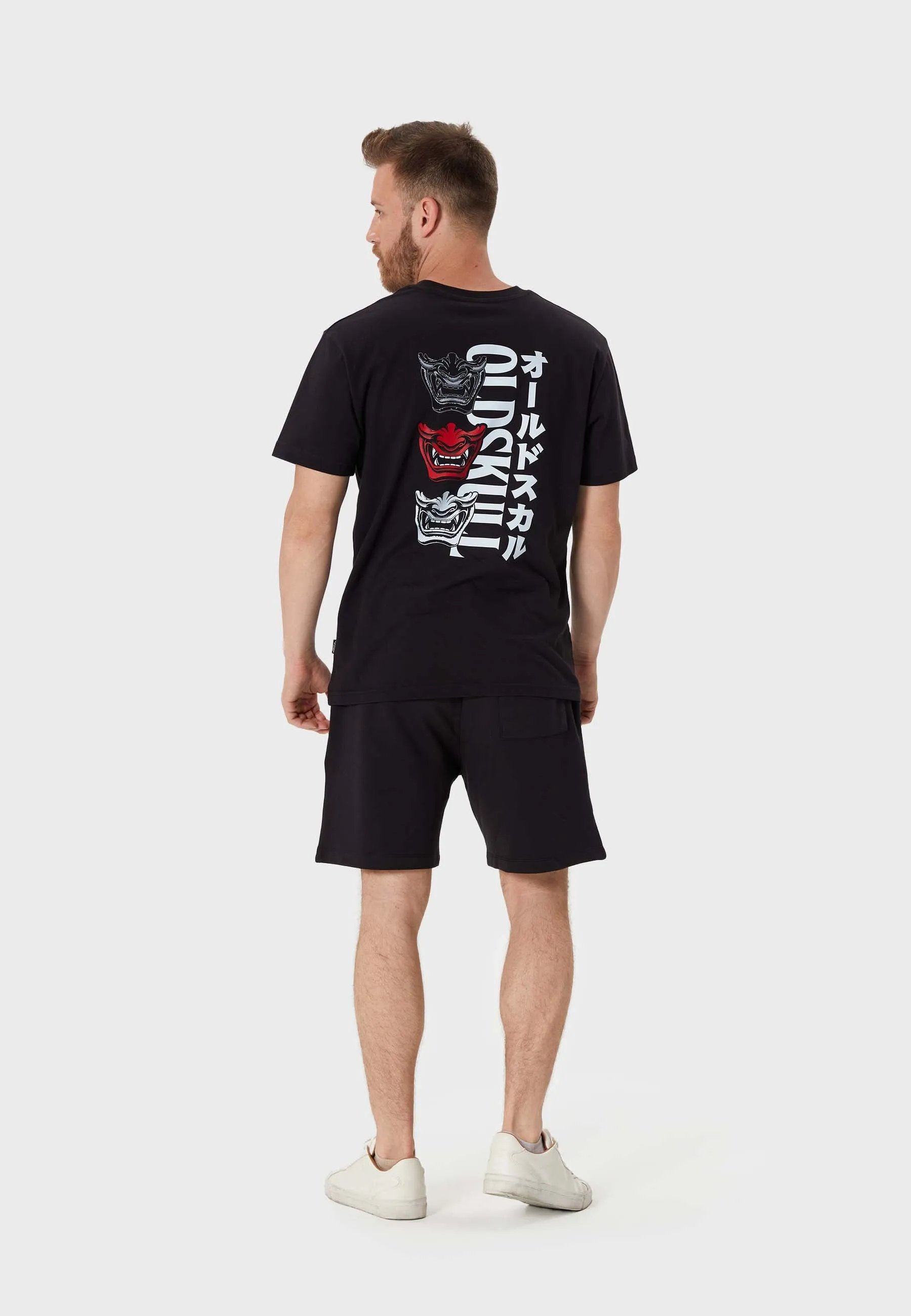 Oni Orgy Backprint T-Shirt Black