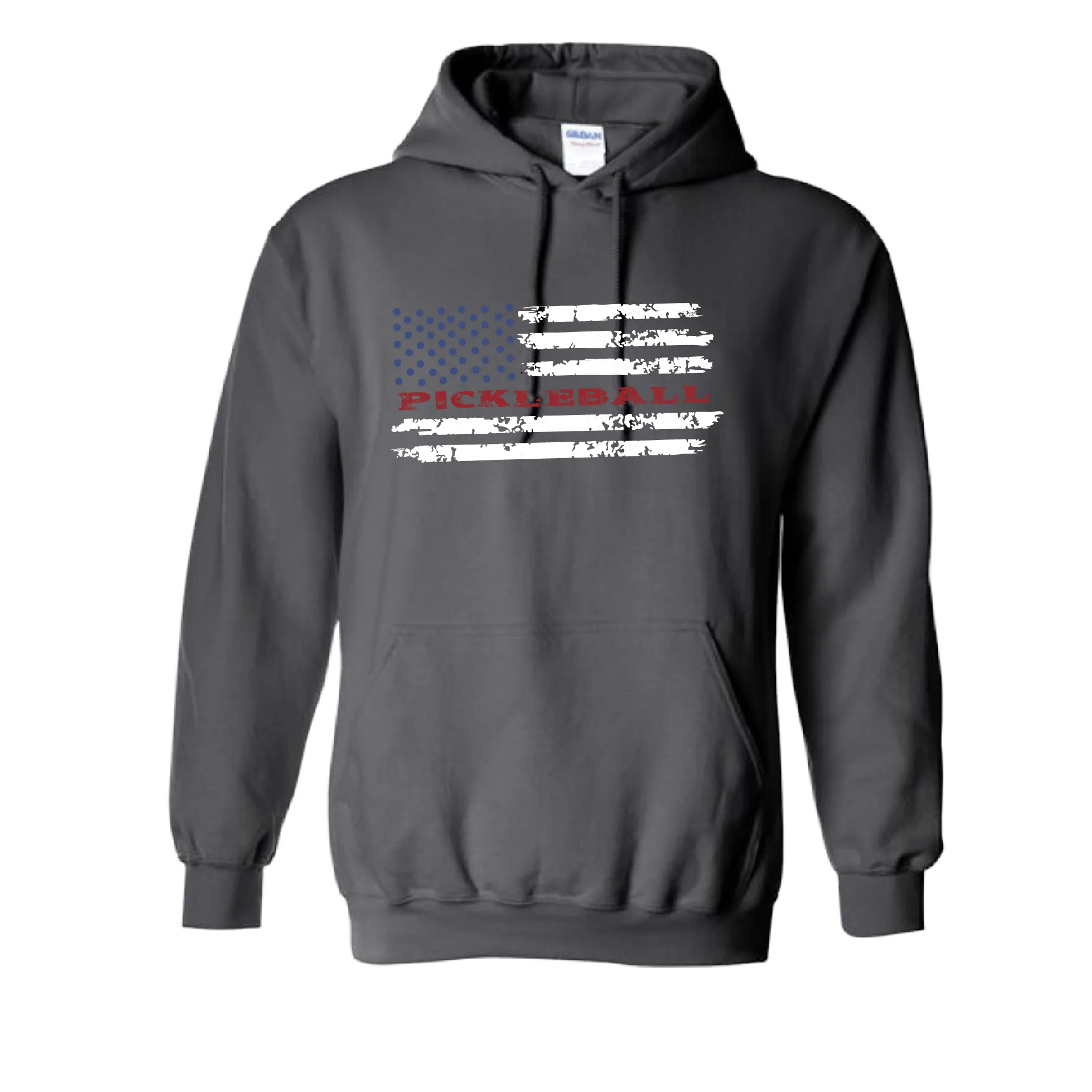Pickleball Flag (Customizable) | Unisex Hoodie Athletic Sweatshirt | 50% Cotton/50% Polyester