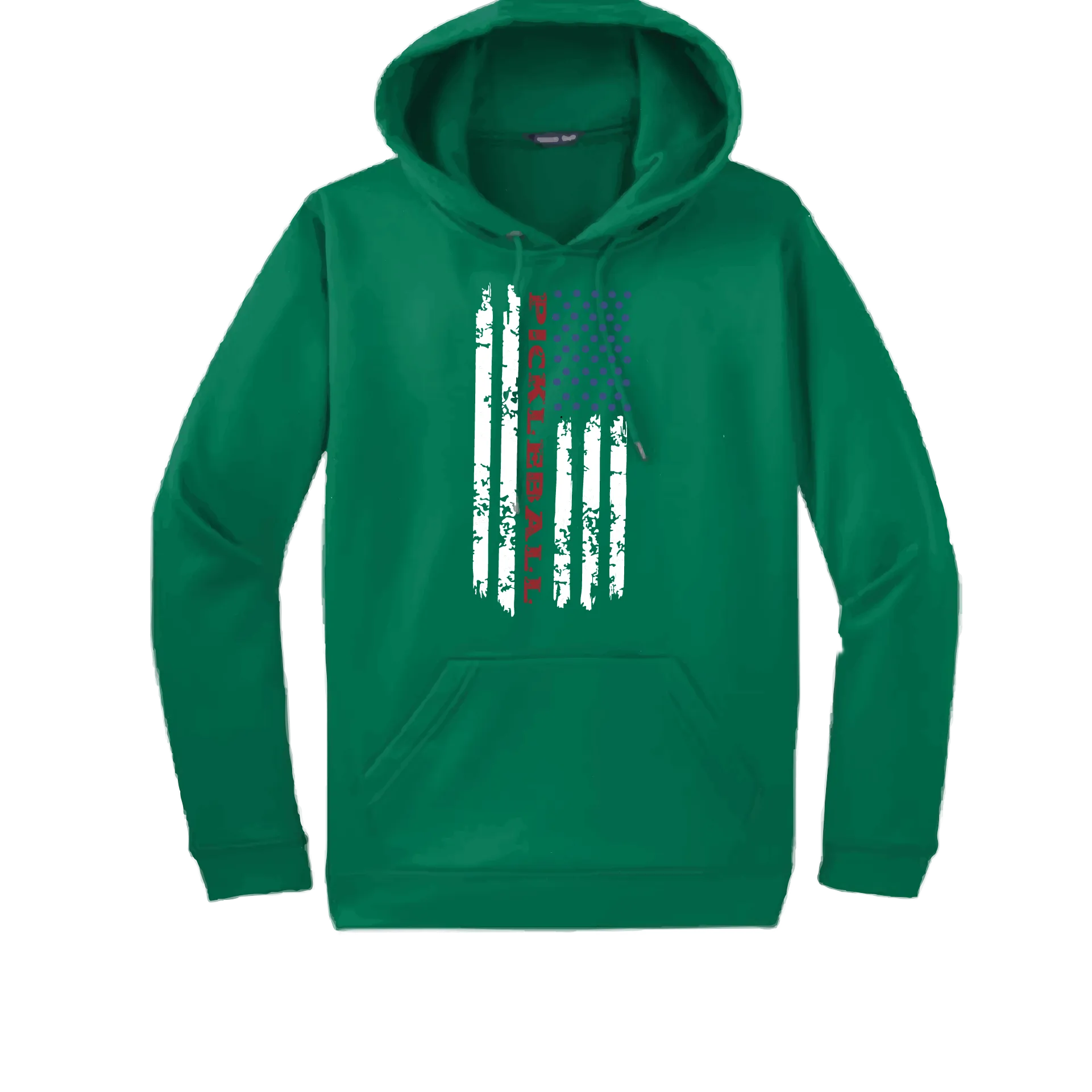 Pickleball Flag (Customizable) | Unisex Hoodie Athletic Sweatshirt | 50% Cotton/50% Polyester