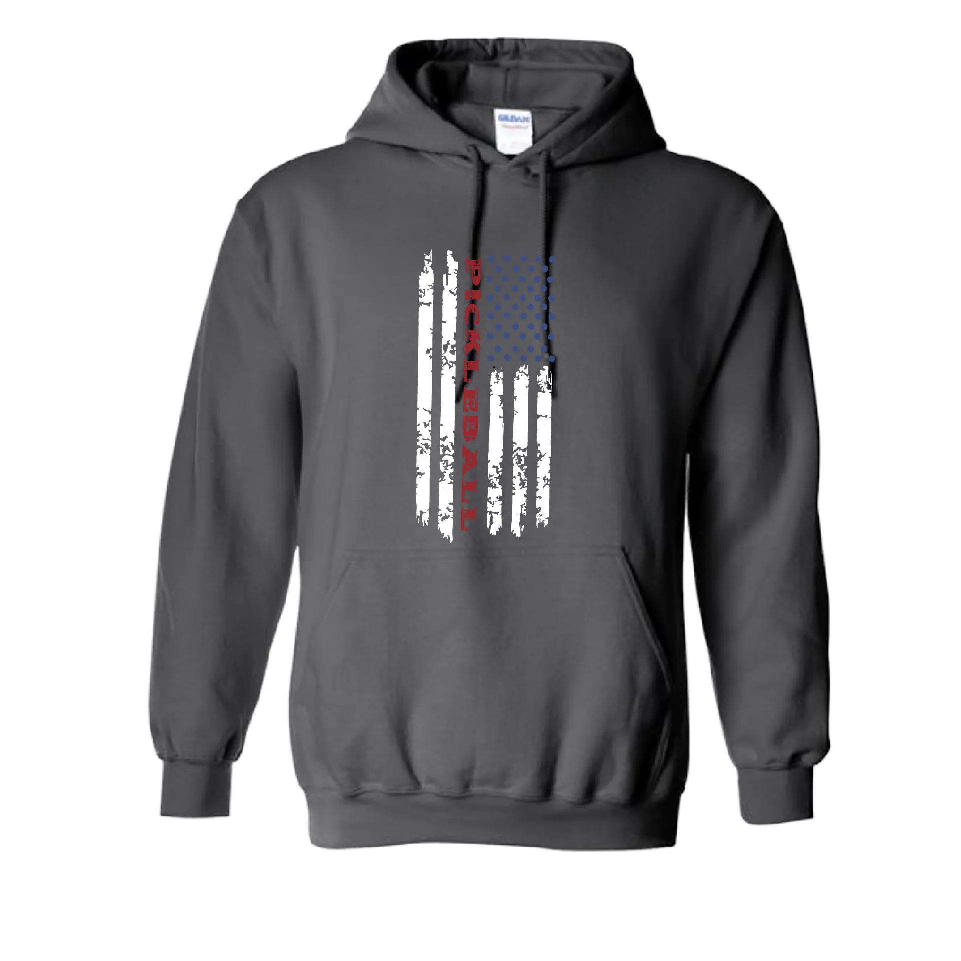 Pickleball Flag (Customizable) | Unisex Hoodie Athletic Sweatshirt | 50% Cotton/50% Polyester
