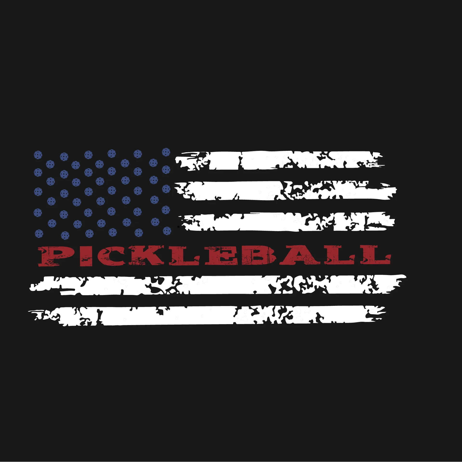 Pickleball Flag (Customizable) | Unisex Hoodie Athletic Sweatshirt | 50% Cotton/50% Polyester