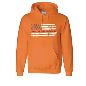 Pickleball Flag (Customizable) | Unisex Hoodie Athletic Sweatshirt | 50% Cotton/50% Polyester