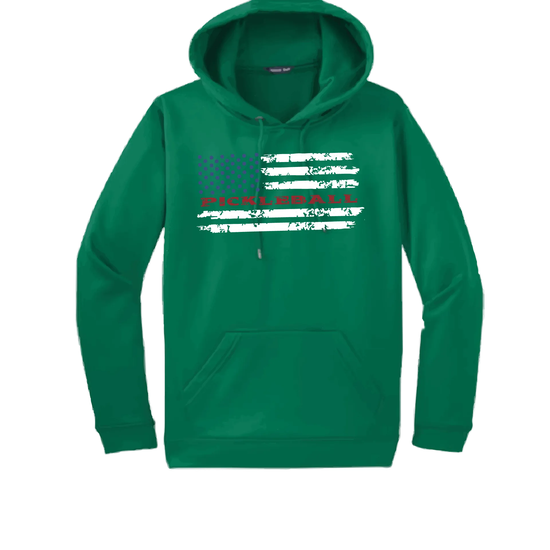 Pickleball Flag (Customizable) | Unisex Hoodie Athletic Sweatshirt | 50% Cotton/50% Polyester