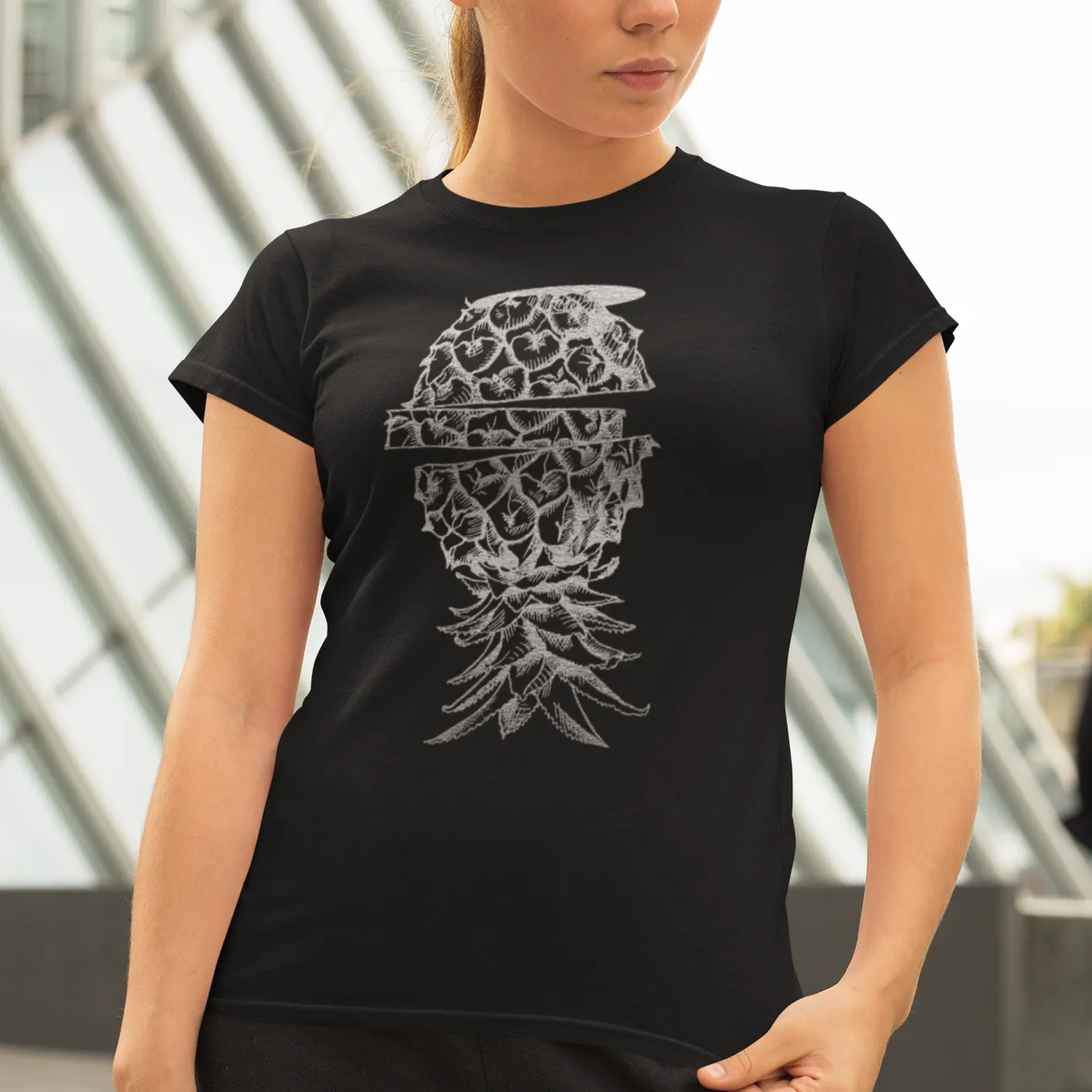 Pineapple Upside Down Sliced Swinger Shirt