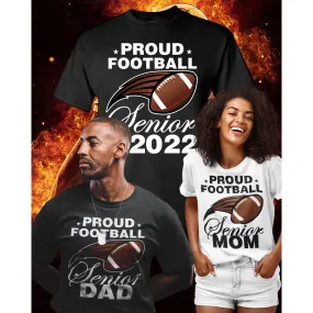 Proud Football Senior set (Proud Dad, Proud Mom, Proud Brother, Proud Sister)