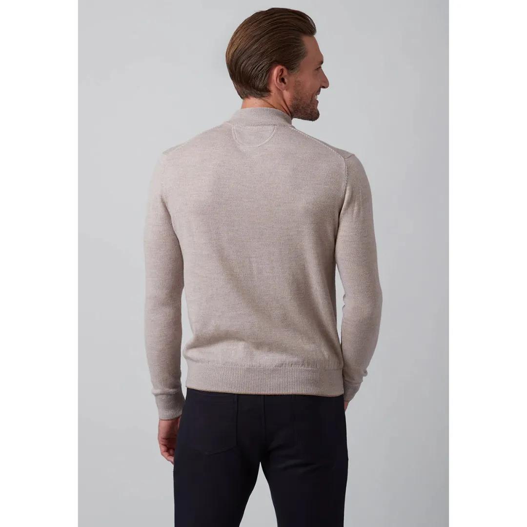 Raffi The Bode Long Sleeves Mock Neck Sweater - Oat