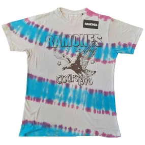 Ramones "Eagle" Natural Tie Dye T shirt