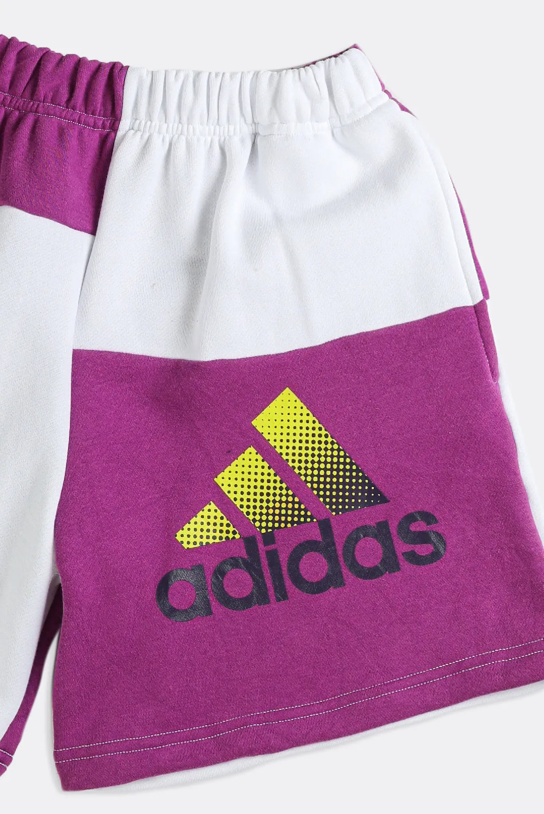Rework Adidas Patchwork Sweatshorts - XS