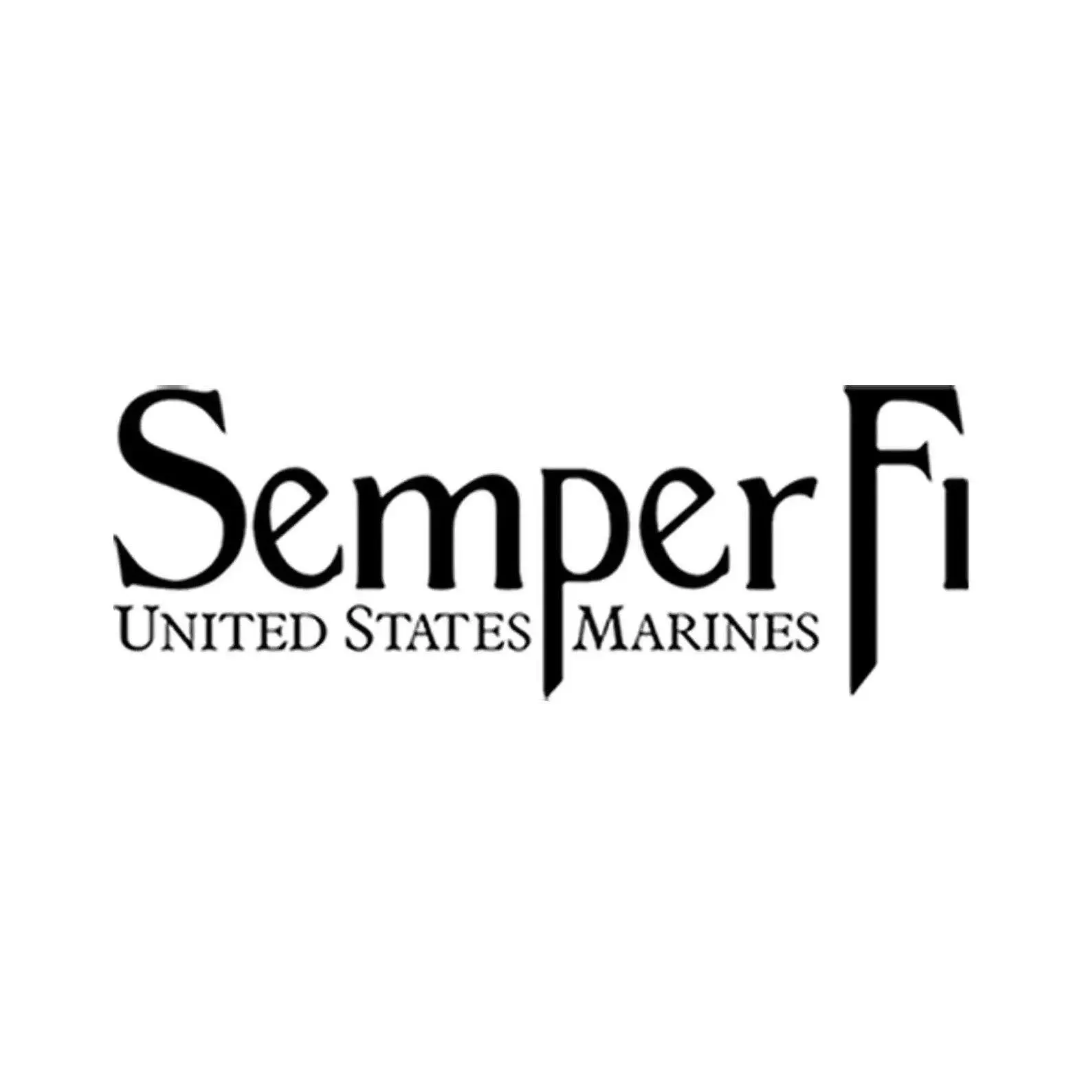 Semper Fi Black Joggers/Sweatpant
