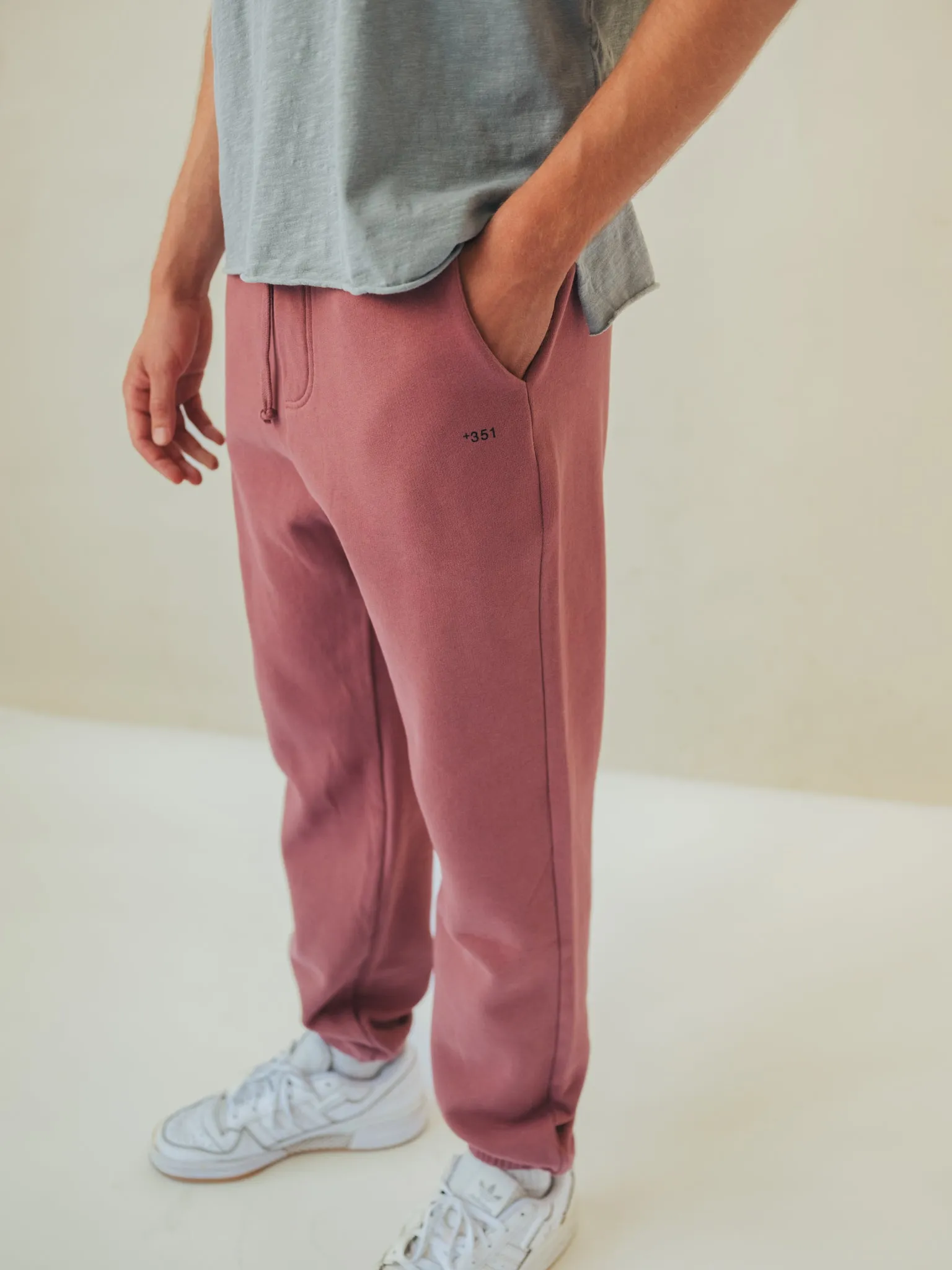 SWEATPANTS AUBERGINE
