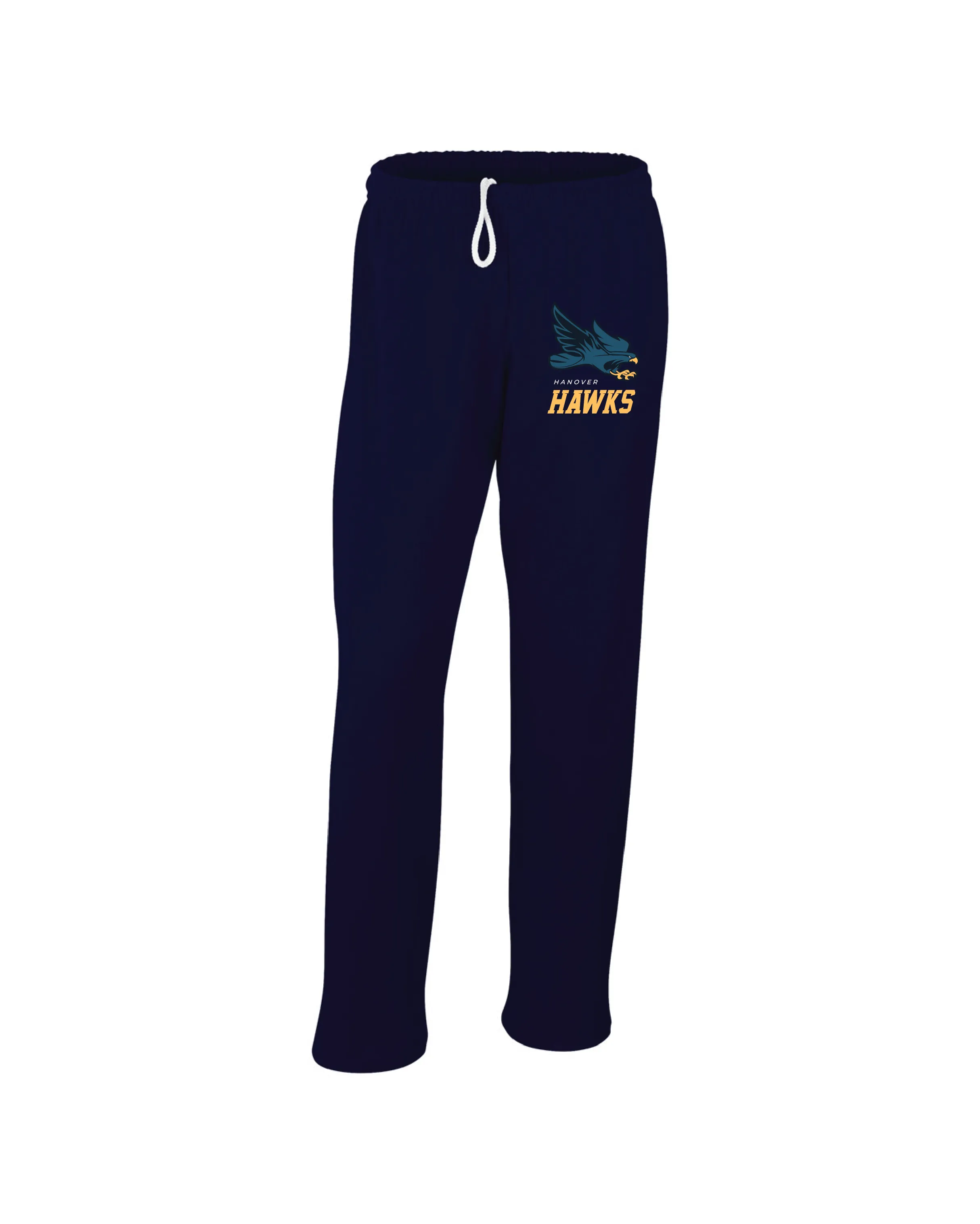 Sweatpants - Heavyweight - Open Bottom - Navy - Adult/Youth