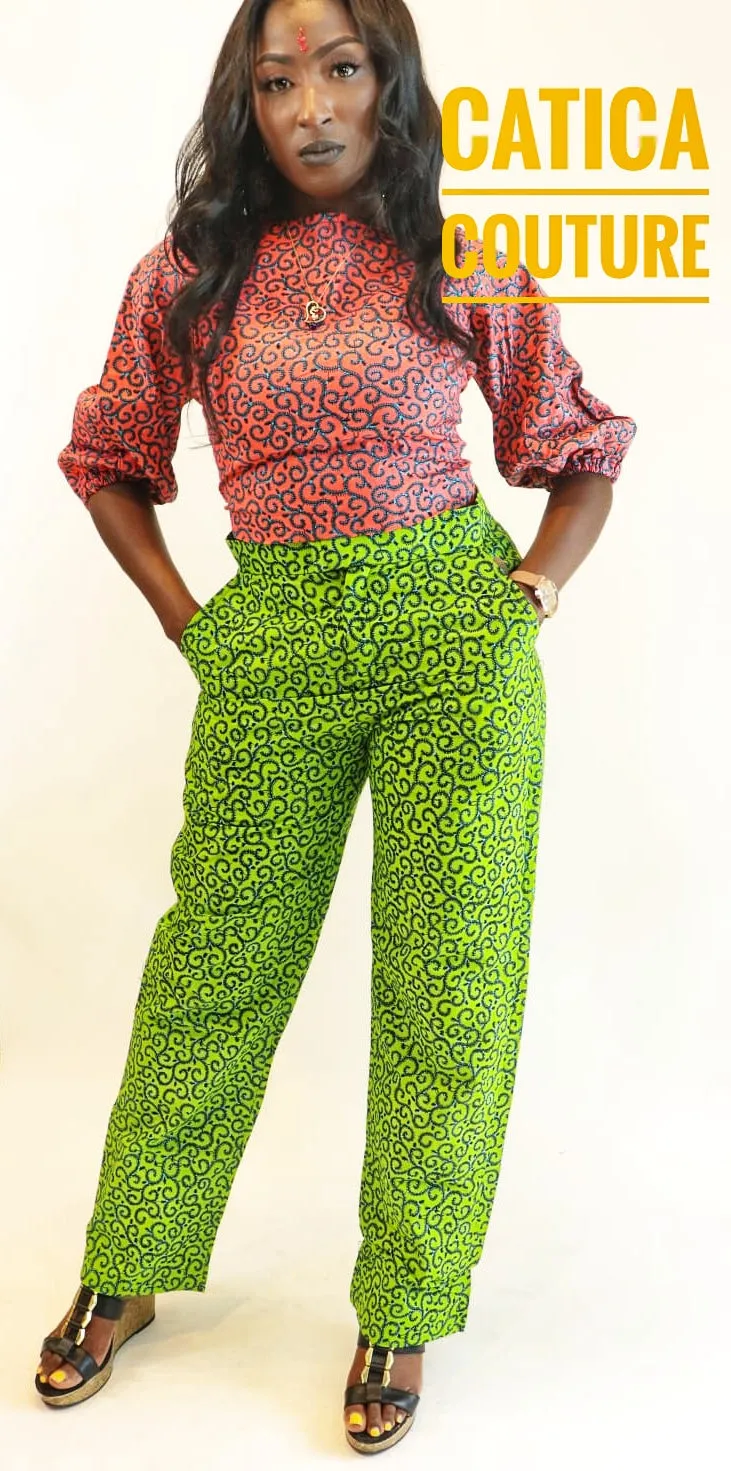 The Vine Trousers and Blouse | CATICA Couture