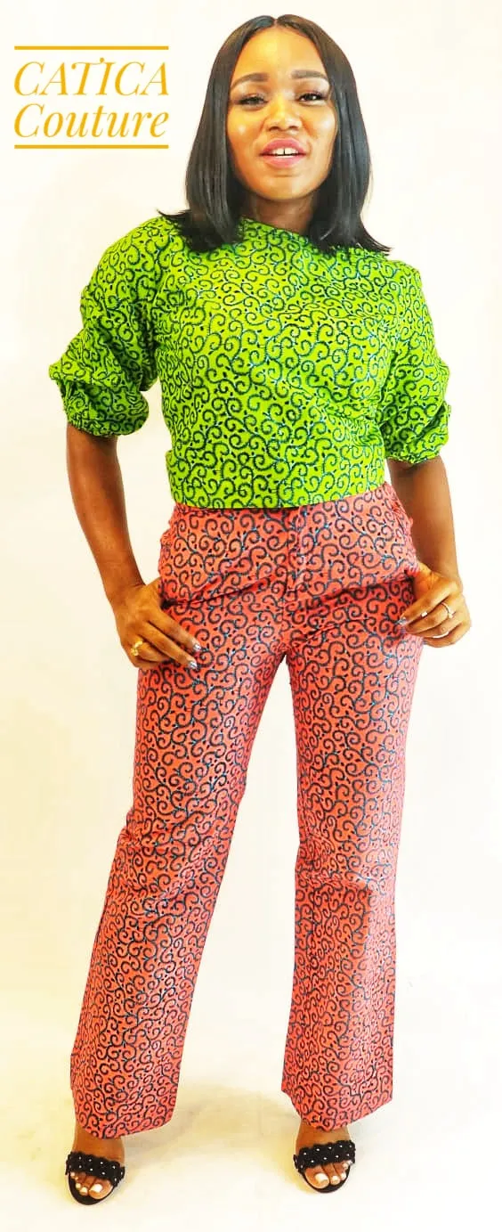 The Vine Trousers and Blouse | CATICA Couture