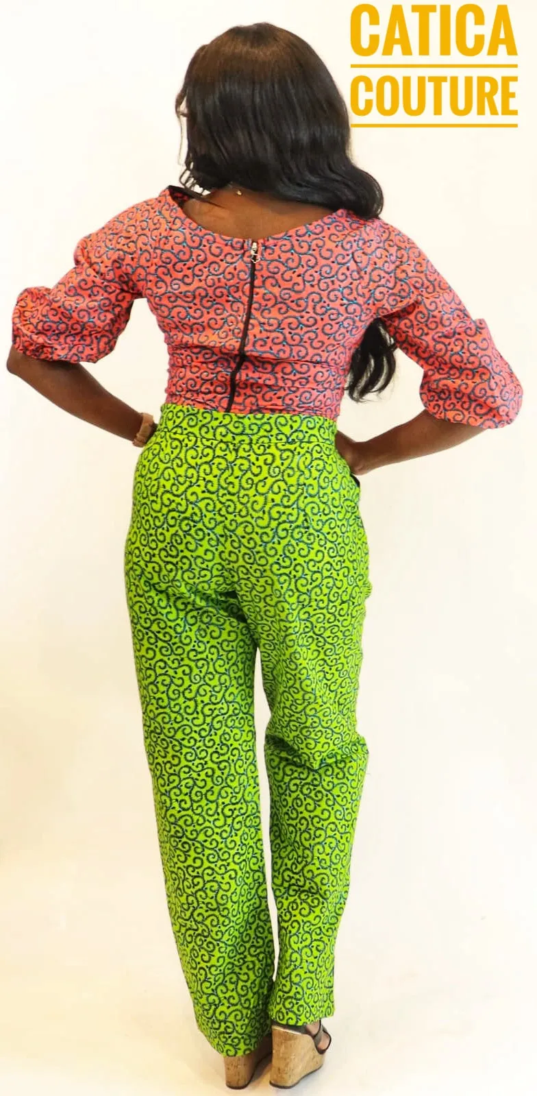 The Vine Trousers and Blouse | CATICA Couture