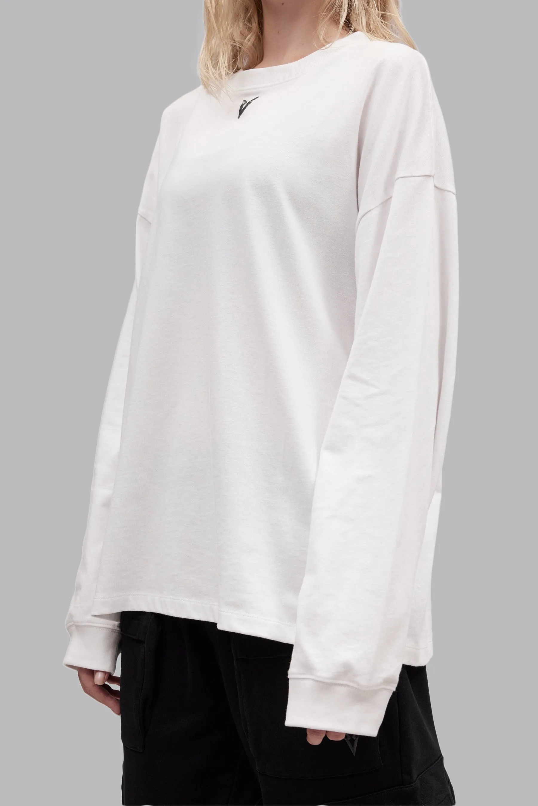 V_LYFE220 LONG SLEEVE T-SHIRT - Optic White