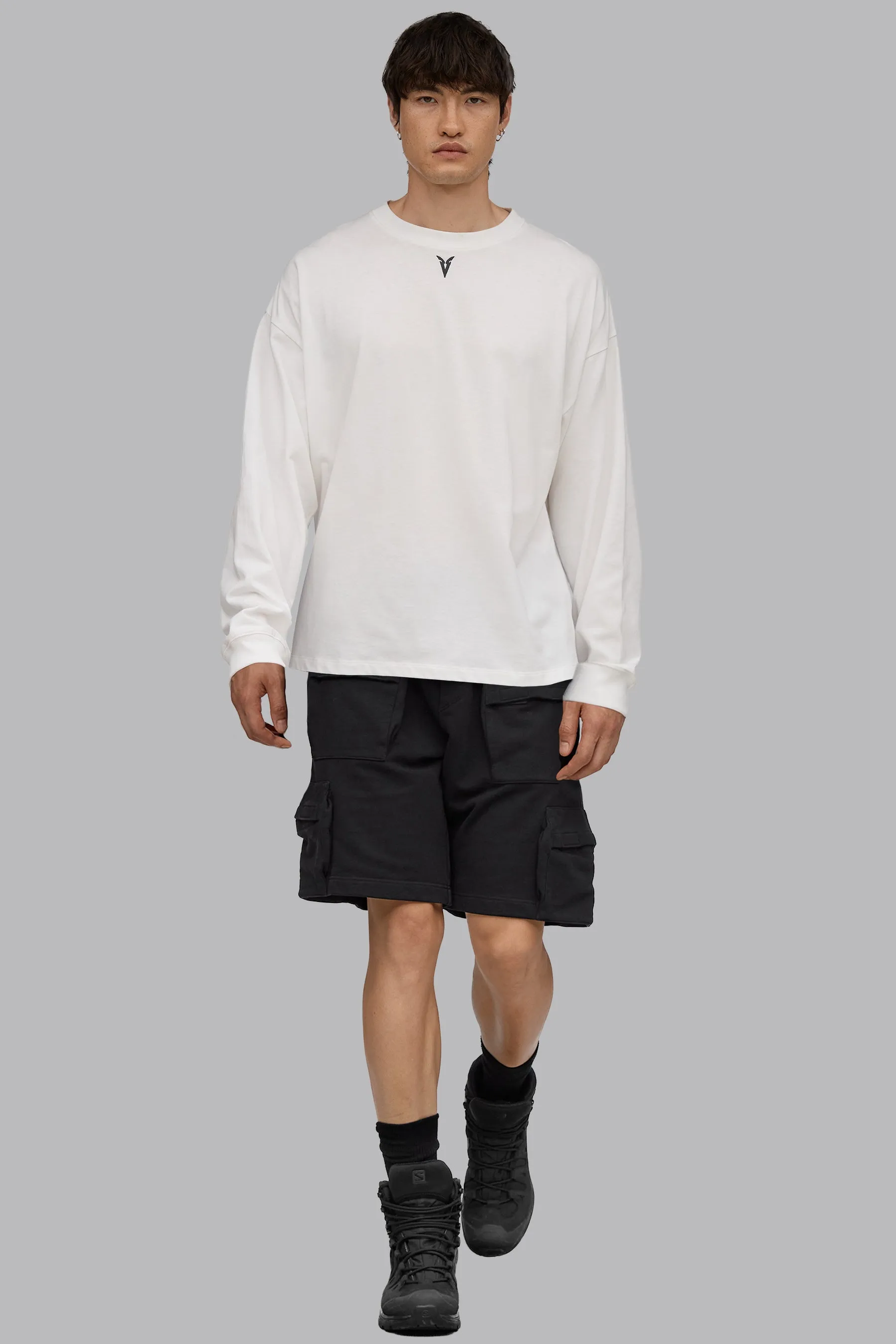 V_LYFE220 LONG SLEEVE T-SHIRT - Optic White