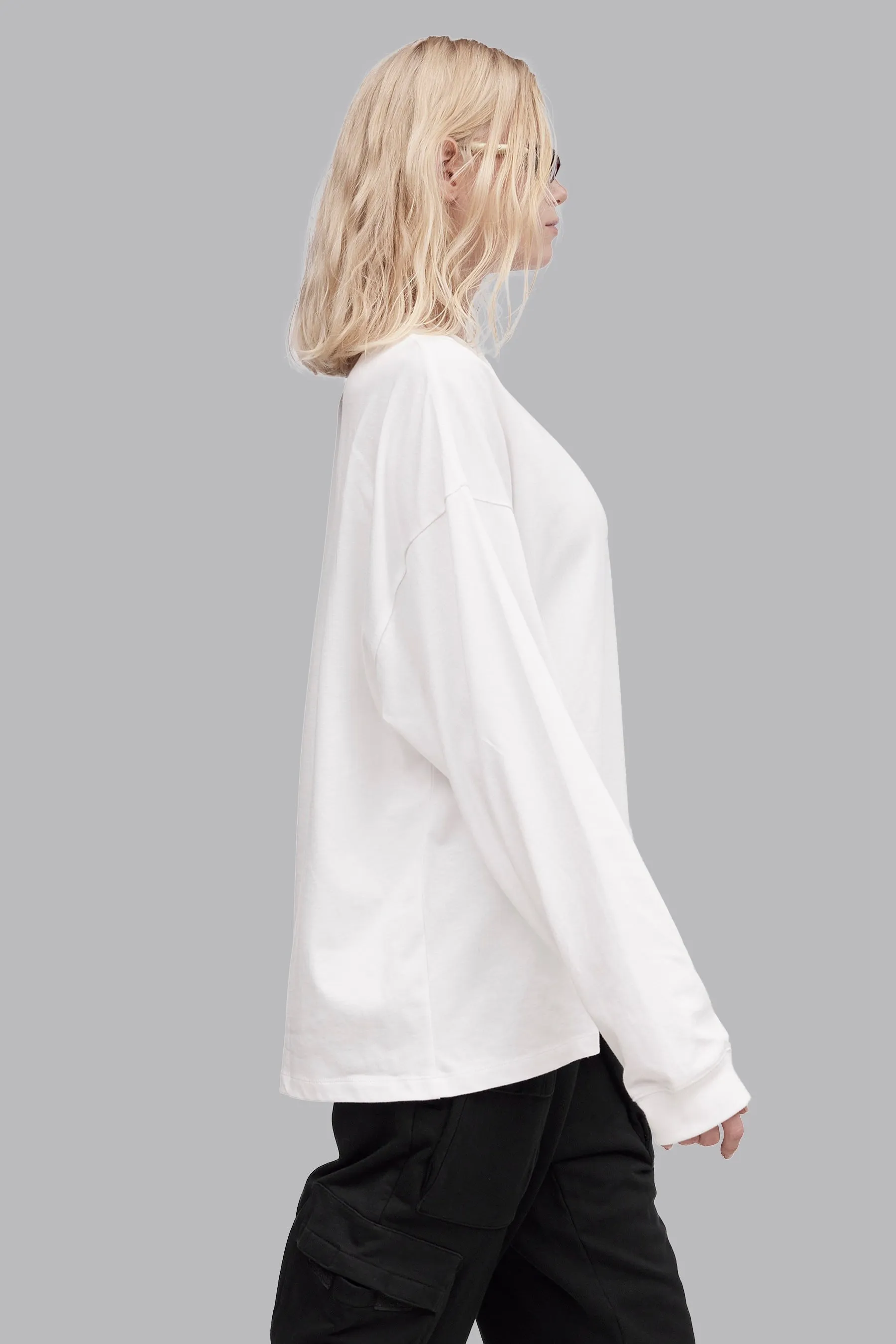 V_LYFE220 LONG SLEEVE T-SHIRT - Optic White