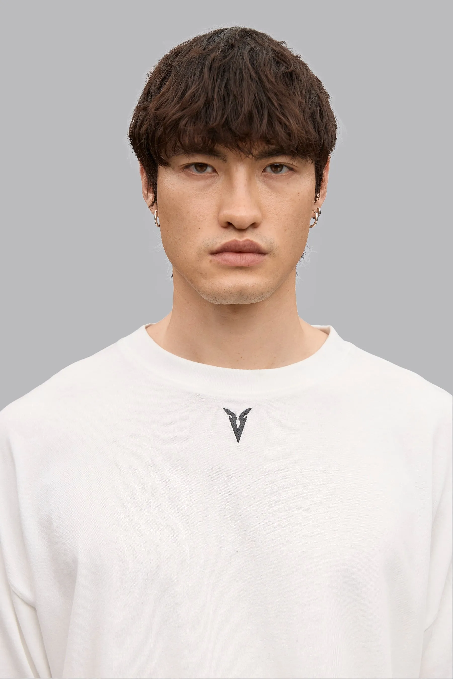 V_LYFE220 LONG SLEEVE T-SHIRT - Optic White
